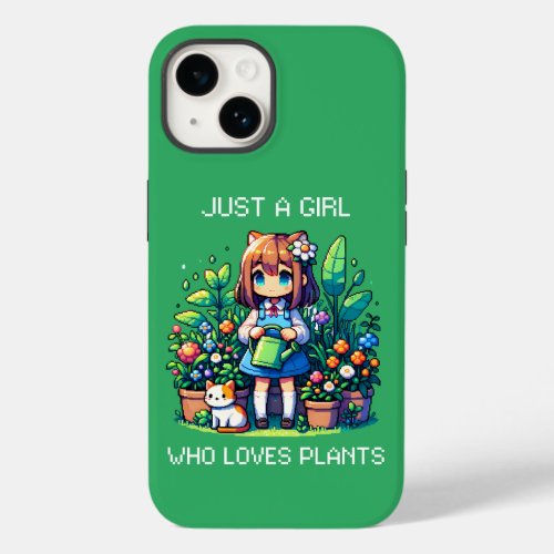 Just a Girl Who Loves Plants Case_Mate iPhone 14 Case