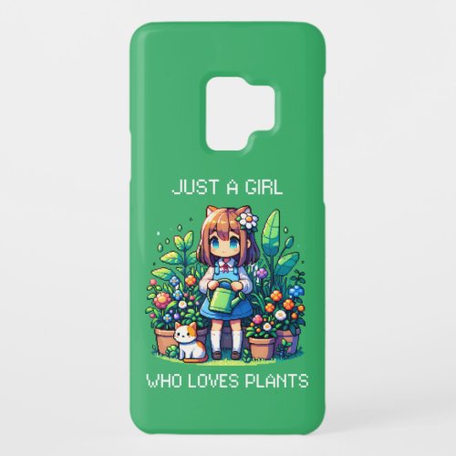 Just a Girl Who Loves Plants Case_Mate Samsung Galaxy S9 Case