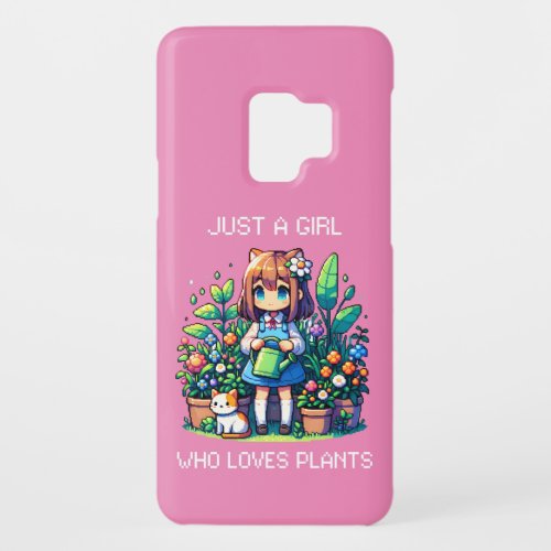 Just a Girl Who Loves Plants Case_Mate Samsung Galaxy S9 Case