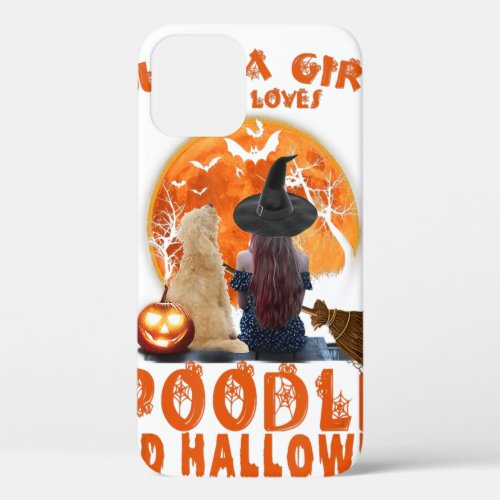 Just A Girl Who Loves Poodle Dog And Halloween iPhone 12 Pro Case