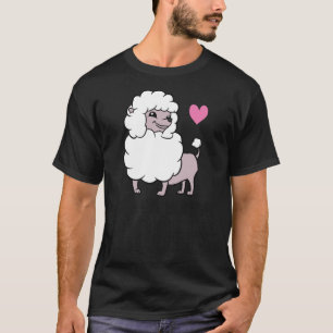 Just A Girl Who Loves Poodles Funny Poodle Dog T-Shirt