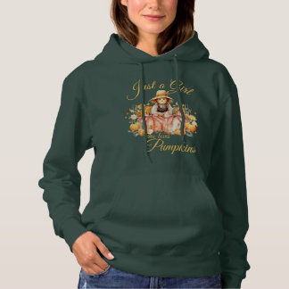 "Just a Girl who loves Pumpkins"  Hoodie