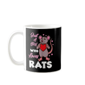 Just A Girl Who Loves Rats Coffee Mug