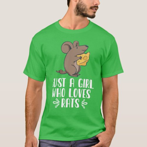 Just A Girl Who Loves Rats T_Shirt