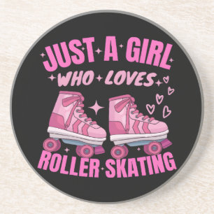 Just A Girl Who Loves Roller Skating Coaster
