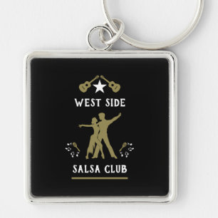 Just A Girl Who Loves Salsa Dance Keychain