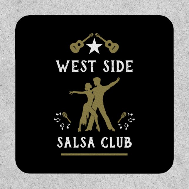 Just A Girl Who Loves Salsa Dance Patch (Front)