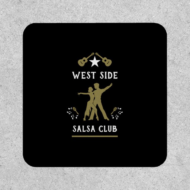 Just A Girl Who Loves Salsa Dance Patch (Front)