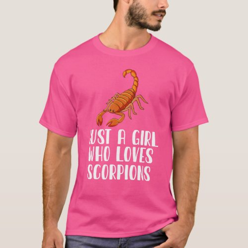 Just A Girl Who Loves Scorpions T_Shirt