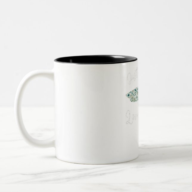 Just A Girl Who Loves Sharks - Gifts Ocean Shark Two-Tone Coffee Mug (Left)
