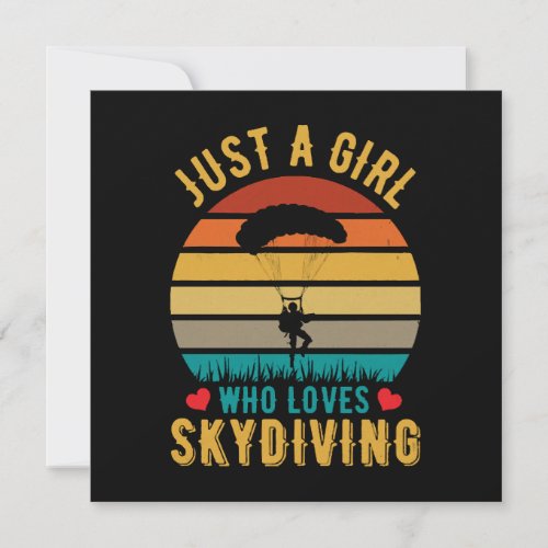 just a girl who loves skydiving