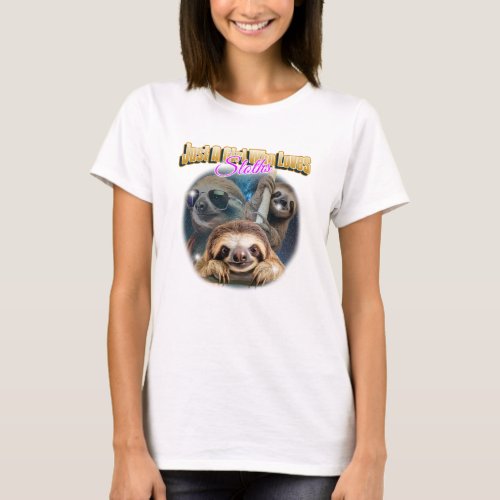 Just A Girl Who Loves Sloths T_Shirt