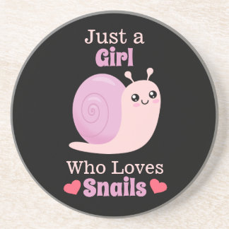 Just A Girl Who Loves Snails Coaster