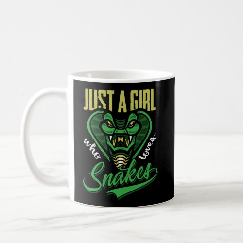 Just A Girl Who Loves Snakes Coffee Mug