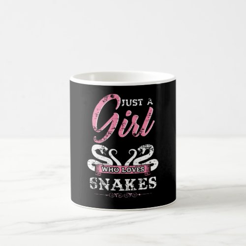 Just A Girl Who Loves Snakes Gift Coffee Mug