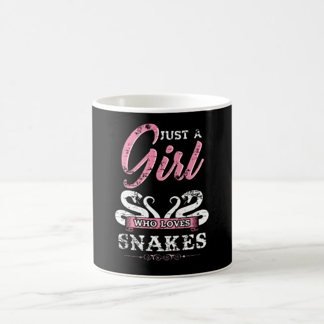 Just A Girl Who Loves Snakes Gift Coffee Mug (Center)