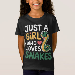 Just A Girl Who Loves Snakes T-Shirt