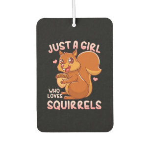 Just A Girl Who Loves Squirrels Air Freshener
