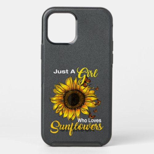 Just A Girl Who Loves Sunflowers  OtterBox Symmetry iPhone 12 Pro Case