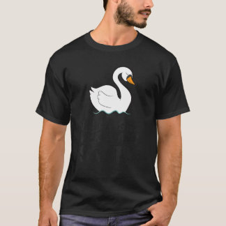 Just a Girl Who Loves Swans Cute Swan Bird T-Shirt
