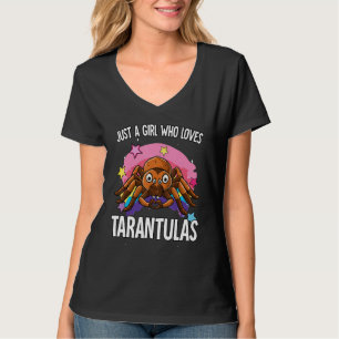 Just A Girl Who Loves Tarantulas Tarantula T-Shirt