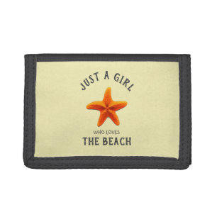 Just a girl who loves The Beach Tri-fold Wallet