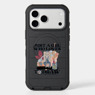 Just a Girl Who Loves to Draw iPhone 17 Pro Max Case