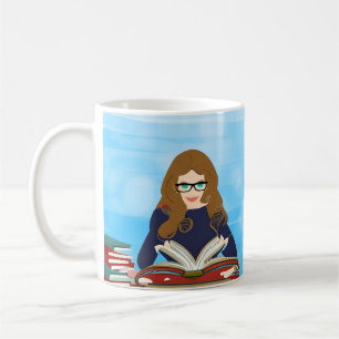 Just a Girl who Loves to Read Coffee Mug