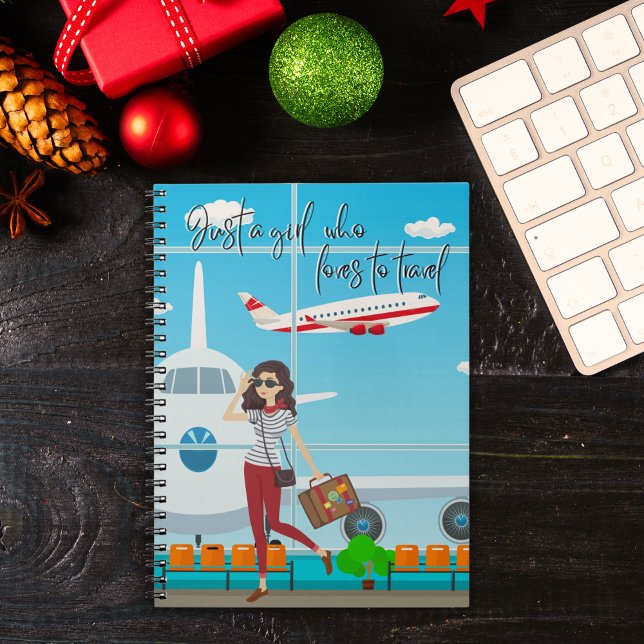 Just a girl who loves to travel  notebook (Creator Uploaded)