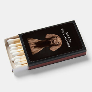 Just A Girl Who Loves Vizslas Matchboxes