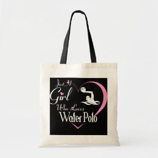Just A Girl Who Loves Water Polo Funny Tote Bag