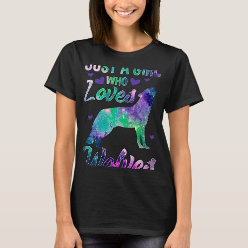 Just A Girl Who Loves Wolves 21 T_Shirt