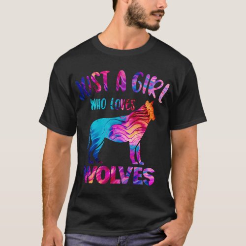 Just A Girl Who Loves Wolves Picture for Wolf Love T_Shirt
