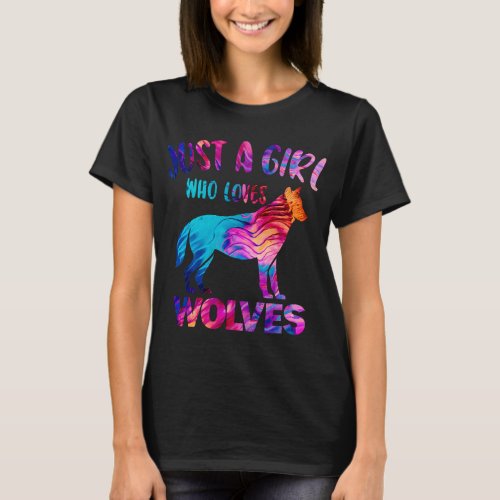 Just A Girl Who Loves Wolves Picture for Wolf Love T_Shirt