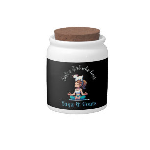 Just a girl who loves Yoga and Goats Candy Jar