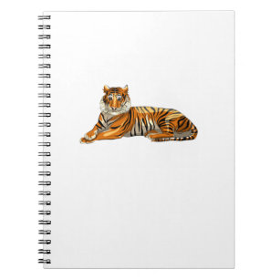 Just A Girl Wo Loves Tigers. Perfect design for pe Notebook