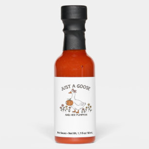Just a Goose and Her Pumpkin Classic T-Shirt Hot Sauces