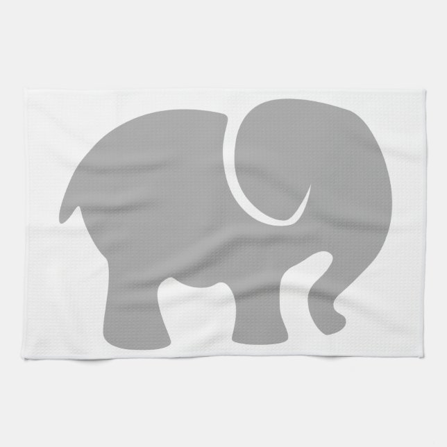 Just a Grey Elephant Kitchen Towel (Horizontal)