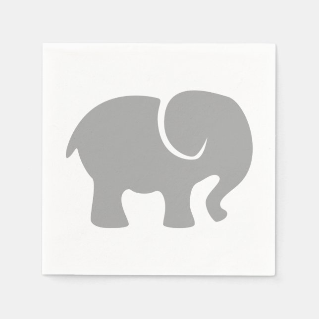 Just a Grey Elephant Napkins (Front)