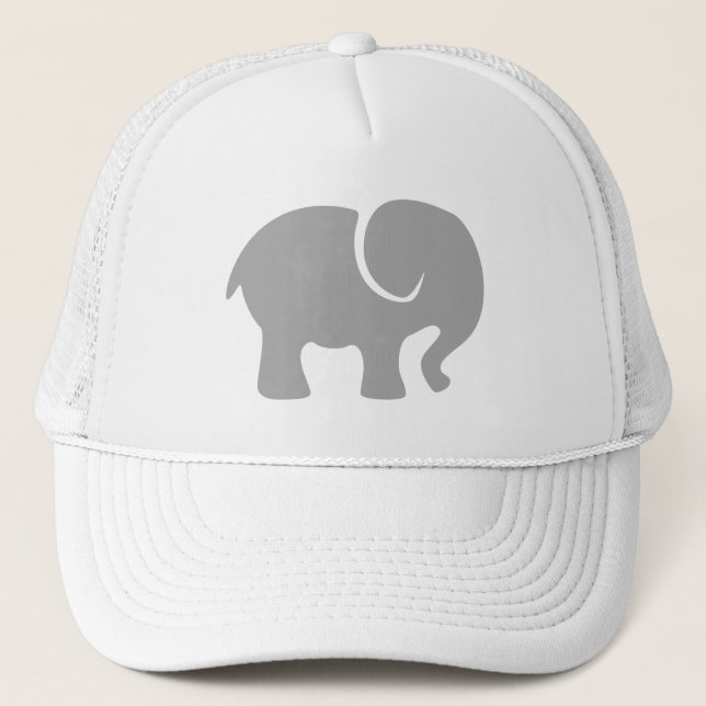 Just a Grey Elephant Trucker Hat (Front)