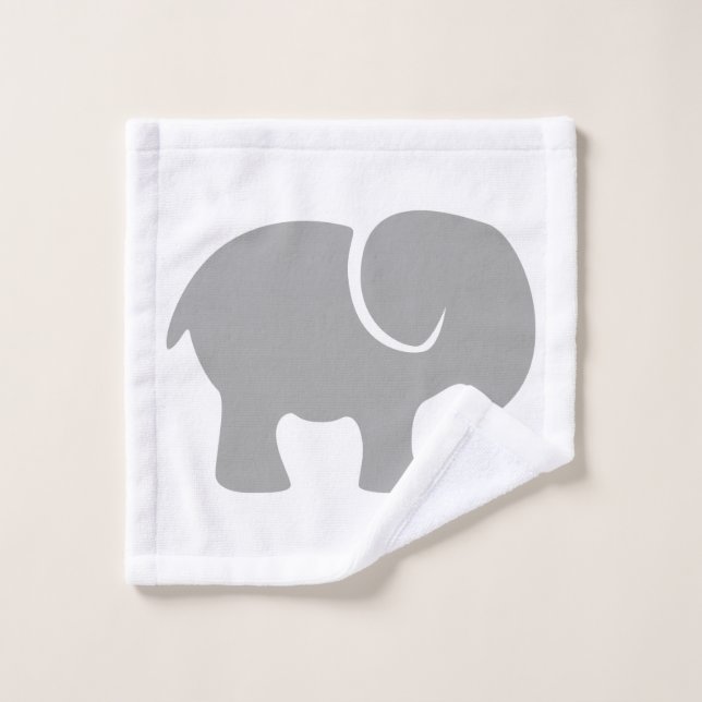 Just a Grey Elephant Wash Cloth (Wash Cloth)