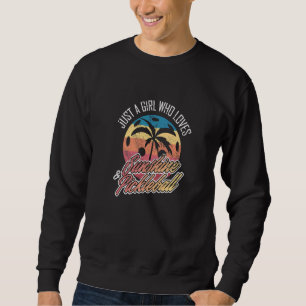 Just A Gril Who Loves Sunshine and Pickleball Sweatshirt