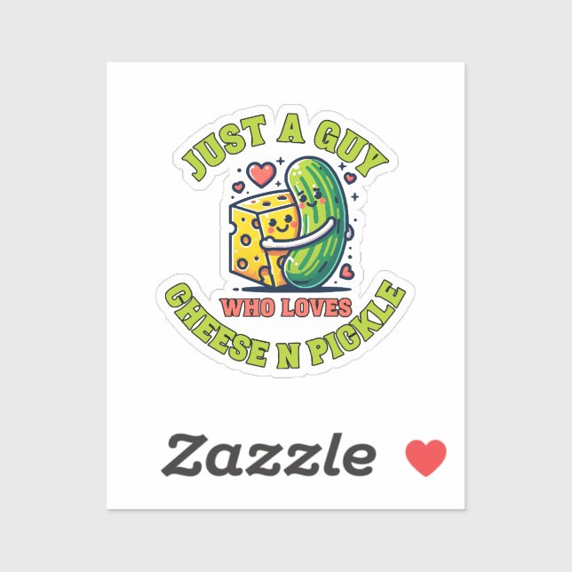 Just a guy who loves pickle sticker (Sheet)