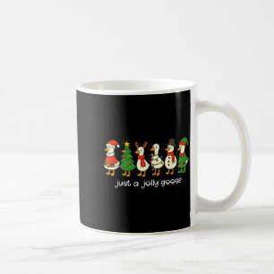 Just A Jolly Goose Funny Christmas For Mens Womans Coffee Mug