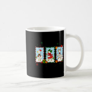 Just A Jolly Goose Funny Goose Santa Reindeer Cute Coffee Mug