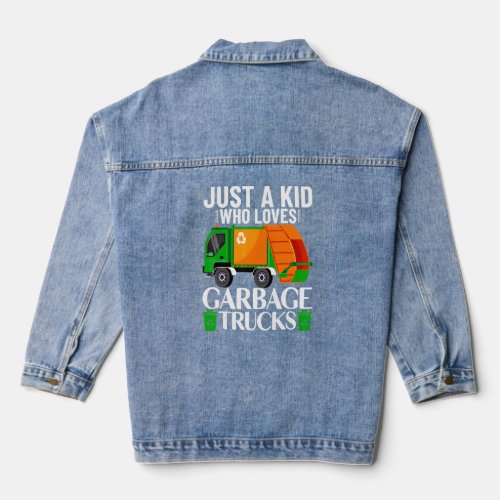 Just A Kid Who Love Denim Jacket