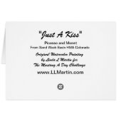 Just a Kiss Cards (Back Horizontal)