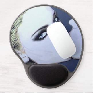 'Just a Kiss' Painting on a  Gel Mouse Pad
