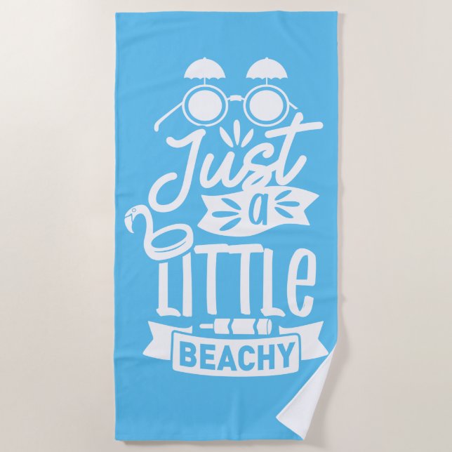 just a little beachy beach towel (Front)