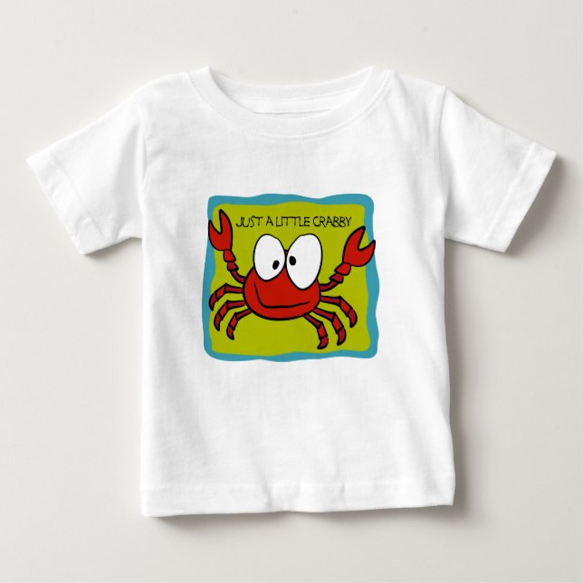 Just a Little Crabby Kids T-Shirt (Front)